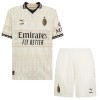 Maillot de Supporter AC Milan Quatrième 2023-24 Blanche Pour Enfant